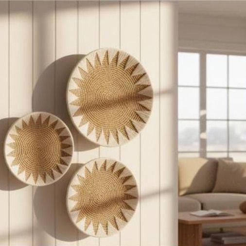 Sisal wall decor